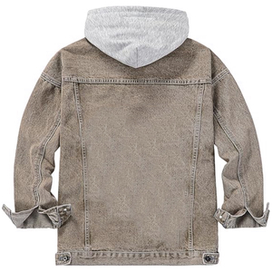 แจ็กเก็ตเดนิมใหม่สำหรับผู้ชายแจ็คเก็ตยีนส์อบอุ่นสำหรับฤดูหนาวสไตล์วินเทจแจ็กเก็ตเดนิมทำได้ตามต้องการ - Product Image 2