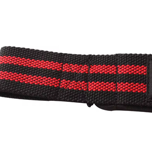 Sangles d'entraînement de gymnastique à la main en nylon en cuir de haute qualité dernière conception néoprène Fitness levage Slim Fit musculation haltérophilie - Product Image 4