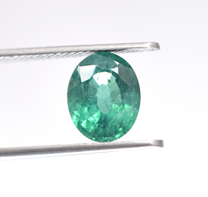 พลอยมรกตสีเขียวสดใสสีเขียวมรกตแบบหลวมขนาด10X8มม. แต่ปรับเทียบทุกขนาด - Product Image 2