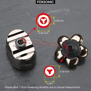 Cabezal de Repuesto para Afeitadora Eléctrica con 6 Cuchillas, Recortadora Rotativa para Cara y Cuerpo, Lavable - Product Image 5