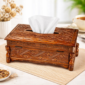 Boîte à mouchoirs en bois minimaliste moderne la plus vendue avec finition lisse pour cuisines et salles de bain, disponible en grande quantité - Product Image 6