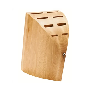 Portacuchillos de madera ranuras cuadradas portacuchillos magnético ecológico producto más vendido - Product Image 2