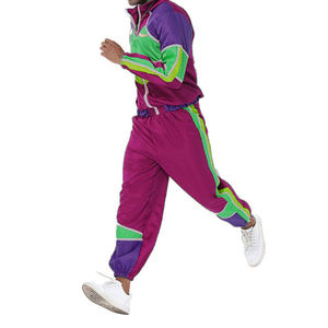 ชุดวอร์มผ้าไนลอนขนาดใหญ่สำหรับผู้ชายและผู้หญิงชุดวอร์ม2ชิ้นชุดกันลมทรงแบ็กกี้ออกแบบได้ตามใจชอบสีต่างๆ - Product Image 3