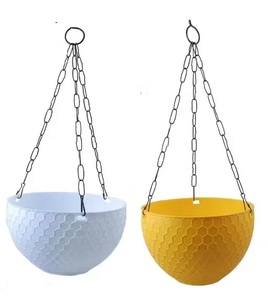 Maceta colgante de Metal Chapado en cobre hecha a mano para decoración interior del hogar macetas galvanizadas maceta colgante de pared - Product Image 6