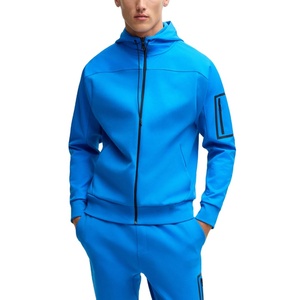 Sweat à capuche d'hiver pour homme OEM de haute qualité, uni, en coton 100% lavé, molleton épais avec poches, coupe classique - Product Image 2