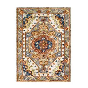 Karpet kustom 3D ramah lingkungan lembut Modern karpet rumbai tangan elegan pemasok karpet di India
