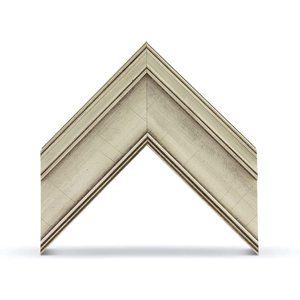 Cadre de télévision blanc antique de 75 pouces, accessoire de télévision intelligente compatible avec les modèles de télévision 2021-2024 - Product Image 2