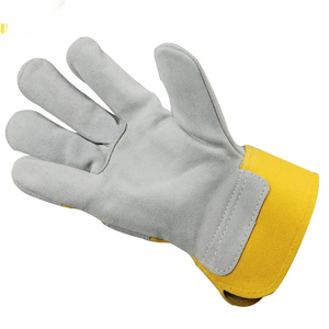 Guantes de Trabajo Industriales de Cuero Vacuno Resistentes, Resistentes al Calor, Resistentes a los Cortes, Antivibración para Soldadura y Seguridad - Product Image 2