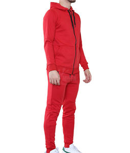 Ensemble de survêtements de gymnastique pour hommes avec logo personnalisé Combinaison d'entraînement à coupe ajustée Vêtements de fitness en tissu léger et extensible Survêtement de jogging pour hommes - Product Image 3