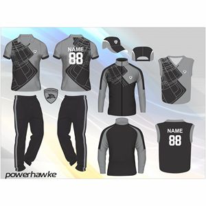 Camiseta de Cricket Powerhawke de la Mejor Calidad, con Aspecto Elegante, Logotipo Personalizado y Nombre del Equipo, con Cuello, Disponible en Diferentes Colores - Product Image 2