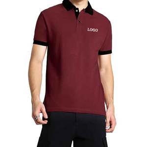 Camisetas Polo para Hombre Tallas S M 4XL disponible OEM streetwear ropa de moda transpirable a rayas para hombre Camisas Polo lisas - Product Image 1