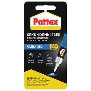 Pattex <b>Super</b> <b>Glue</b> Ultra <b>Gel</b> 3g-12 Pack Liquid <b>Glue</b> - Product Image 3
