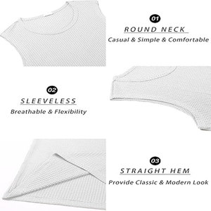 Camiseta sin mangas de alta calidad para hombre, ropa deportiva de gimnasio de algodón transpirable de secado rápido personalizada para entrenamiento, correr, cuello redondo, tamaño personalizado - Product Image 6