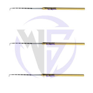 เครื่องมือผ่าตัดแบบเกี่ยวเส้นประสาทสแตนเลสขนาด 23.5 ซม. ยืดหยุ่นเล็กน้อย พร้อมขีดบอกขนาดแบบแมนนวล - Product Image 6