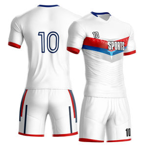 Camiseta de fútbol de secado rápido de alta calidad del fabricante, kits de fútbol sublimados con logotipo personalizado, uniformes transpirables y de secado rápido - Product Image 5