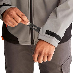 Chaqueta acolchada para lluvia con diseño de logotipo personalizado para hombre, chaqueta impermeable Softshell de nailon para hombre - Product Image 5