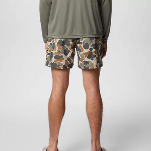 Shorts de bain pour hommes de haute qualité, séchage rapide, en toile tricotée, écologiques, pour la pêche, taille mi-haute, décontractés, respirants - Product Image 3