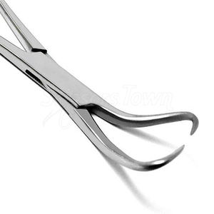 Pinzas de acero inoxidable para toallas, abrazadera de bloqueo quirúrgica, instrumento profesional reutilizable para aplicaciones médicas - Product Image 5