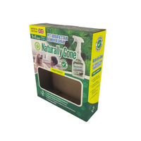 Boîte d'emballage en papier portable biodégradable et recyclable, boîte en carton ondulé personnalisée pour les produits de nettoyage ménager et les produits de soins pour animaux de compagnie