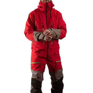 Trajes de Esquí para Hombre con Capucha y Cremallera, Transpirables, Tallas Grandes, Diseño de Última Moda, Hechos a Medida en Poliéster/Nailon, Gran Venta - Product Image 1