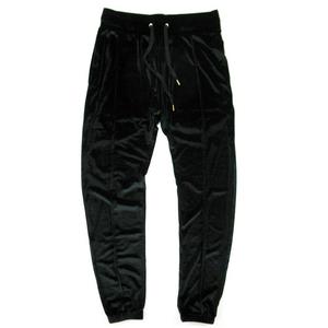 Chándal de terciopelo para hombre con logotipo personalizado de fabricante al por mayor, ropa de calle deportiva unisex de dos piezas, chándal de terciopelo de gran tamaño en blanco para hombre - Product Image 3