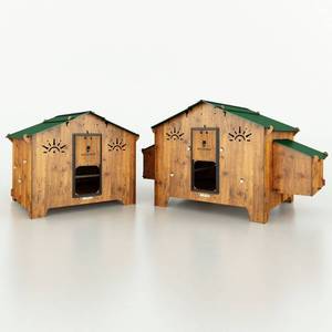 Cucciolotta Polly Chalet 2XL Cuadrado, Fabricado en Italia, Laminado HPL de Alta Calidad, Resistente al Viento, Resistente a la Intemperie, Cuadrado Grande - Product Image 2