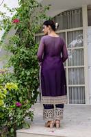 Beau costume Salwar en soie fabriqué à la main de créateur robe longue pakistanaise Kameez Dupatta de style à la mode pour les fonctions de mariage et de fête
