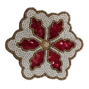 Handmade Small Beaded Coaster Set Tea <b>Coffee</b> Beer Table Decor mats & <b>Pads</b> Wedding Ideal - Product Image 4