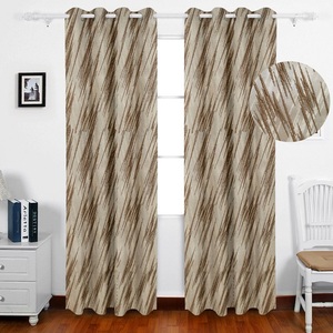 Ready Use 100% Polyester Jacquard <b>Curtains</b> Various Sizes <b>for</b> Living Room Shading Modern Luxury Design Multiple Spaces - Product Image 1