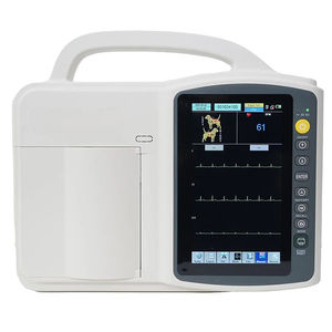 Appareil ECG vétérinaire JC 8003V avec écran LCD couleur de 7 pouces, écran tactile, interprétation automatique pour animaux de compagnie, classe II - Product Image 1