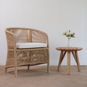 High Quality Synthetic Rattan Outdoor Dining Chair with Waterproof <b>Cushion</b> for Garden Park Villa or Courtyard Use - Product Image 1