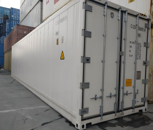 Conteneur maritime métallique 40 pieds High Cube, 85% neuf, excellent état, d'occasion, à vendre, pour stockage et transport - Product Image 1
