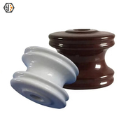 Aislador de Porcelana para Conexión a Tierra ANSI 53-2, Aislador de Tensión de Porcelana Marrón o Gris