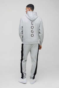 Ensemble de survêtement pour homme en bleu cobalt, coupe régulière, couleur diamant, bloc de couleur, fermeture éclair, col cheminée, taille plus, élégant, décontracté, unisexe, vêtements de sport, salle de sport - Product Image 6