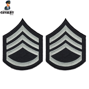 Parches de Chevron de rango de bordado, tarifa al por mayor, hecho a mano producto personalizado, servicio OEM, uniforme Chevrons de CAVALRY SKT COMPANY - Product Image 4