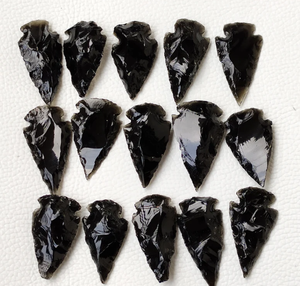 Pointes de flèche en obsidienne noire, prix de gros, pointes de flèche en obsidienne noire au meilleur prix - Product Image 3