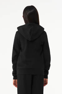 Nouveau style de sweat-shirt à capuche oversize à épaules tombantes avec fermeture éclair, en tissu polaire chaud d'hiver, non doublé, anti-rétrécissement, coupe-vent - Product Image 2