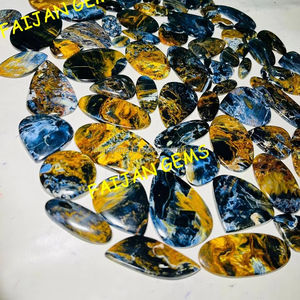 Lote de piedra suelta multipietersita, cabujón de pietersita Natural, piedra preciosa FAIJAN GEMS, modelo C42, evaluado por terceros para único - Product Image 1