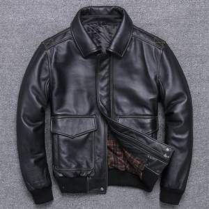 Chaqueta de Cuero Premium para Hombre, Diseño Elegante de Motociclista, Prenda Exterior Cálida y Duradera para Otoño e Invierno - Product Image 5