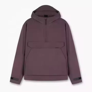 Chaqueta Cortavientos Ligera con Capucha y Cierre de Cremallera para Hombre, Tejido de Nailon Impermeable y Duradero, Estilo Casual Elegante con Estampado de Letras - Product Image 5