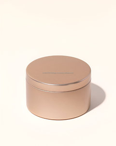 Wholesale Premium Metal Wax Candle <b>Jar</b> with Lid for Home <b>Decoration</b> - Product Image 2