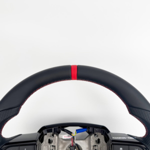 Volante Personalizado <span class=keywords><strong>Toyota</strong></span> GR para 4Runner, Mark X, CHR, Serie 79, Hilux, Vigo, Hiace, Highlander, Prius, Celica, Rav 4, Crown 2001 - Product Image 4