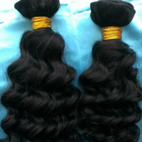 Extensions de cheveux humains bruts 100% Remy non traités, provenant d'un seul donneur, tissage de cheveux à double trame, bouclés indiens, MX Hair, 90-100g