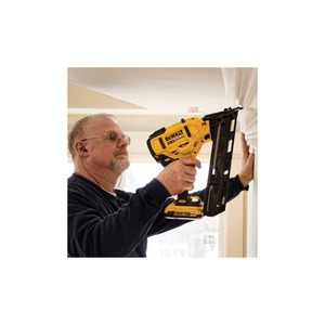 20V MAX Angled 15GA Battery <b>Brad</b> Nailer Kit with Charger & Bag for Finish Work - Product Image 2