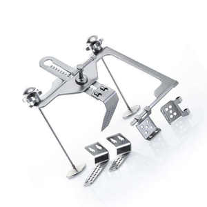 Rétracteur thoracique Thoragate, acier, manuel, chirurgie cardiaque mini-invasive, rétracteur, approuvé CE ISO, classe I, Surgiright - Product Image 6