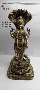 Fabriqué à la main en laiton indien dieu Figurine décorative spirituelle Statue à la main hindou idole en gros maison Temple bureau bénédiction - Product Image 3