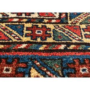 Alfombra de Lana Anudada a Mano Kiaan 9x12, Rectangular, Geométrica, Rosa y Morada, para Decoración de Sala de Estar o Pasillo - Modelo Paem-611 - Product Image 3