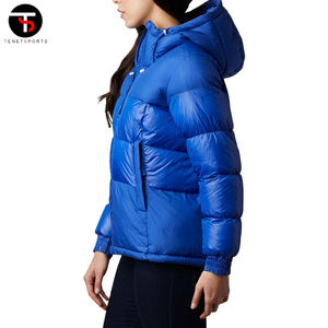 Doudoune d'hiver respirante pour femmes de haute qualité avec doublure en nylon et coton gonflé en polaire imprimée Logo personnalisé à vendre - Product Image 2