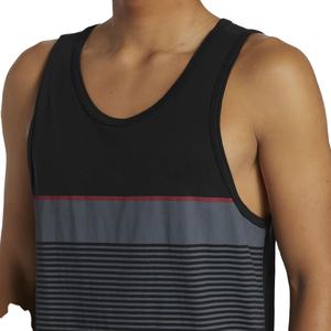 Premium <b>Men's</b> Cotton <b>Gym</b> <b>Vest</b> Customized Logo Sleeveless T-Shirt with Reflective Strip Quick Dry for Running Woven Sporty Style - Product Image 6