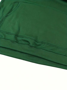 เสื้อสเวตเตอร์โอเวอร์ไซส์สำหรับผู้หญิงผ้าฝ้ายโพลีเอสเตอร์คอตั้งทรงหลวมซิปรูดเปิดไหล่สำหรับฤดูหนาว - Product Image 6